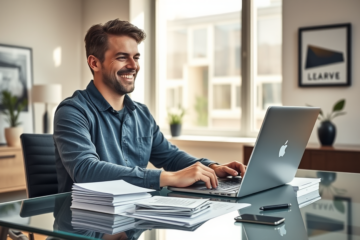 A person receiving an instant unsecured loan approval.