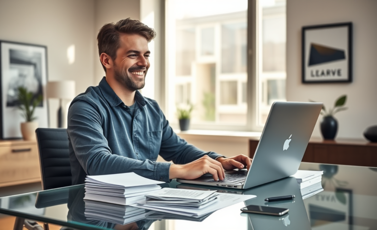 A person receiving an instant unsecured loan approval.