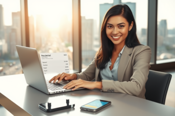 Visual representation of quick money deposits into bank accounts