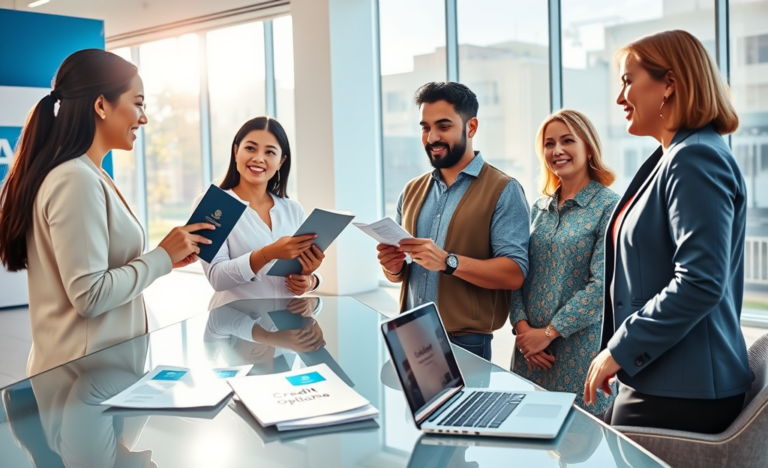 An illustration of credit options available without financial history checks.