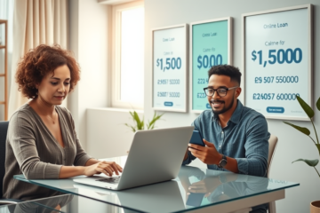 An image illustrating various online loan options available for personal needs.