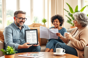 A person reviewing financial options for personal loans