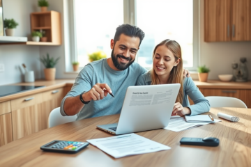 A graphic showing affordable loan options with monthly installment plans suitable for any budget.