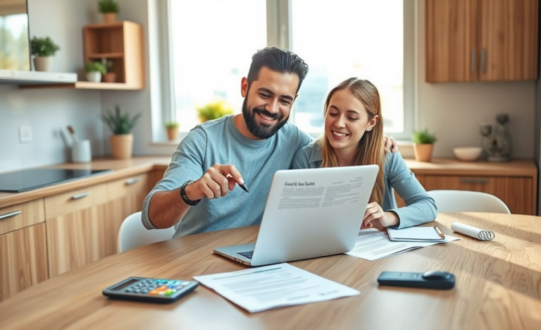 A graphic showing affordable loan options with monthly installment plans suitable for any budget.