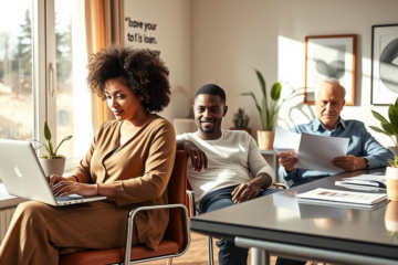 An illustration representing the concept of 100% online and reliable loans, showcasing ease of access and security.