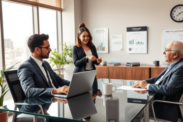 A person analyzing loan options on a laptop.