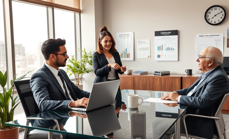 A person analyzing loan options on a laptop.