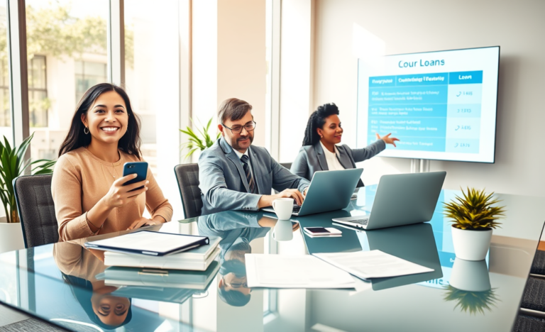 An image depicting the ease of getting a loan quickly and effortlessly.